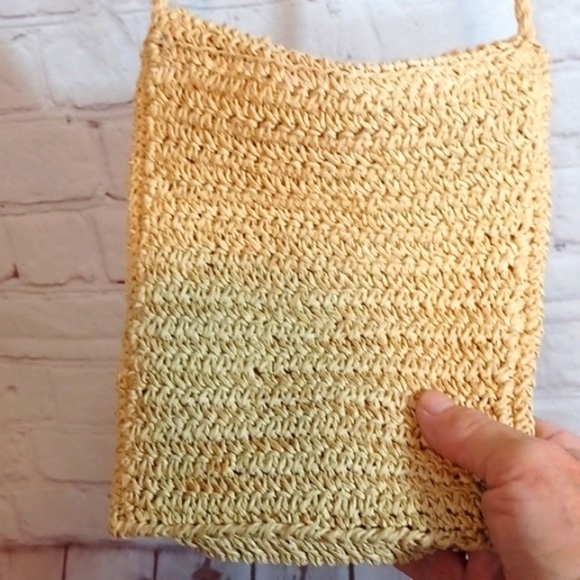 HandMade Wicker‎ Body Bag Purse - Picture 3 of 9